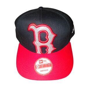 New Era Red and Black Snapback Hat